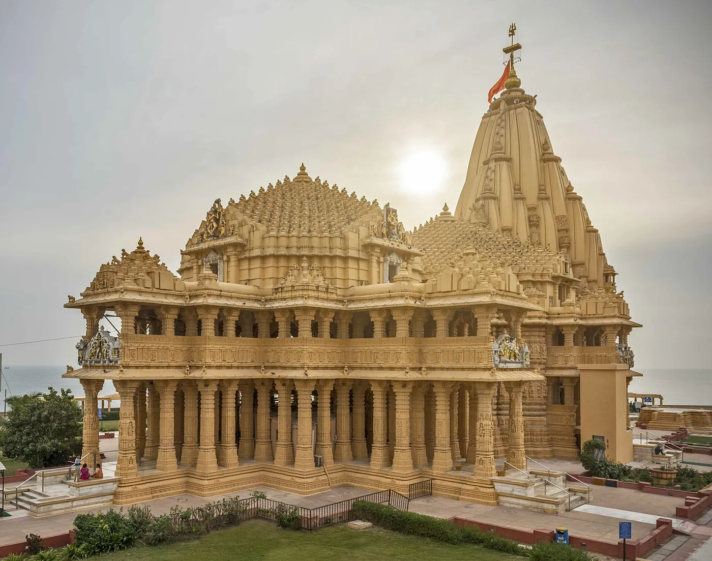Somnath Temple on the Gujarat coast