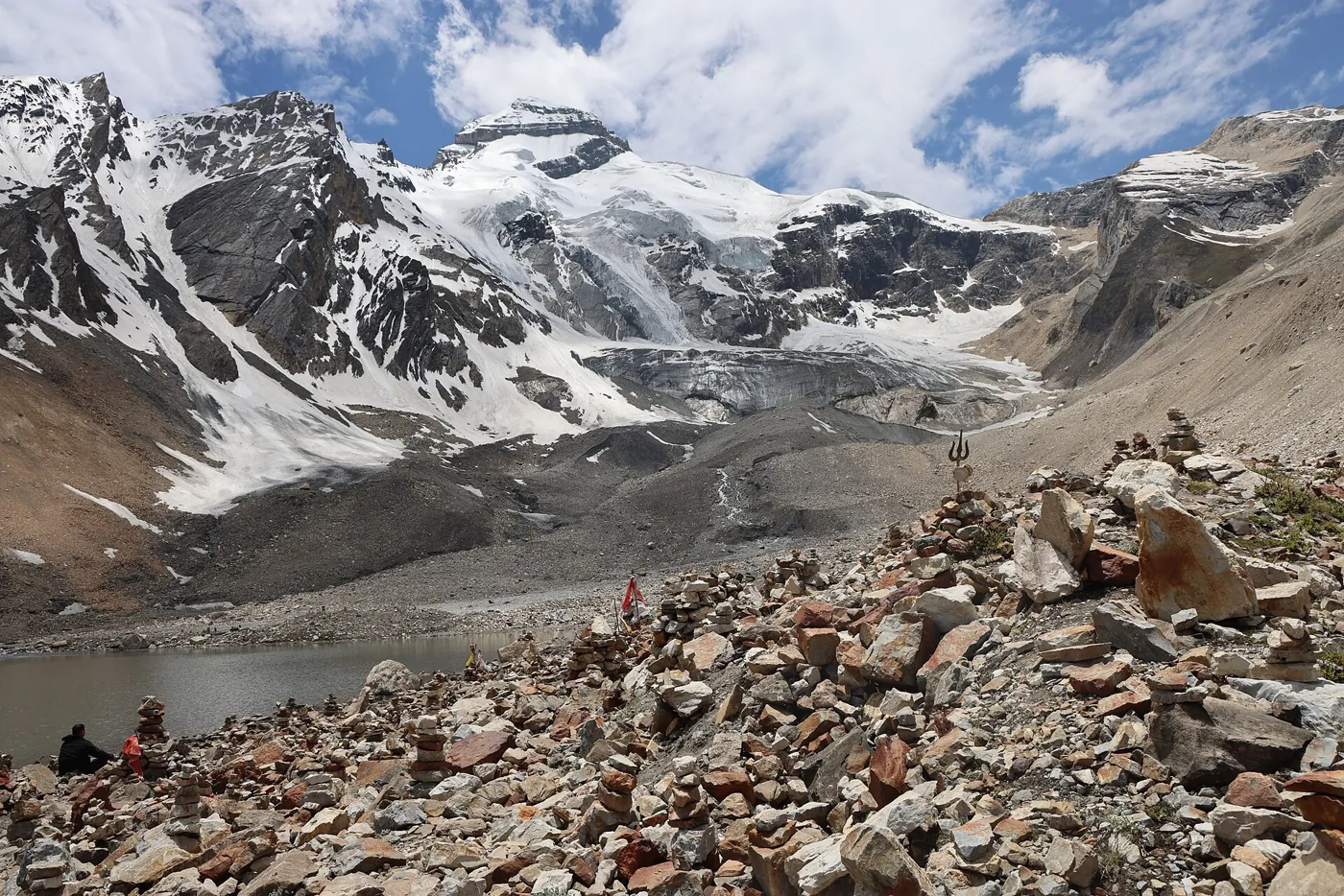 Adi Kailash reflected in Parvati Kund