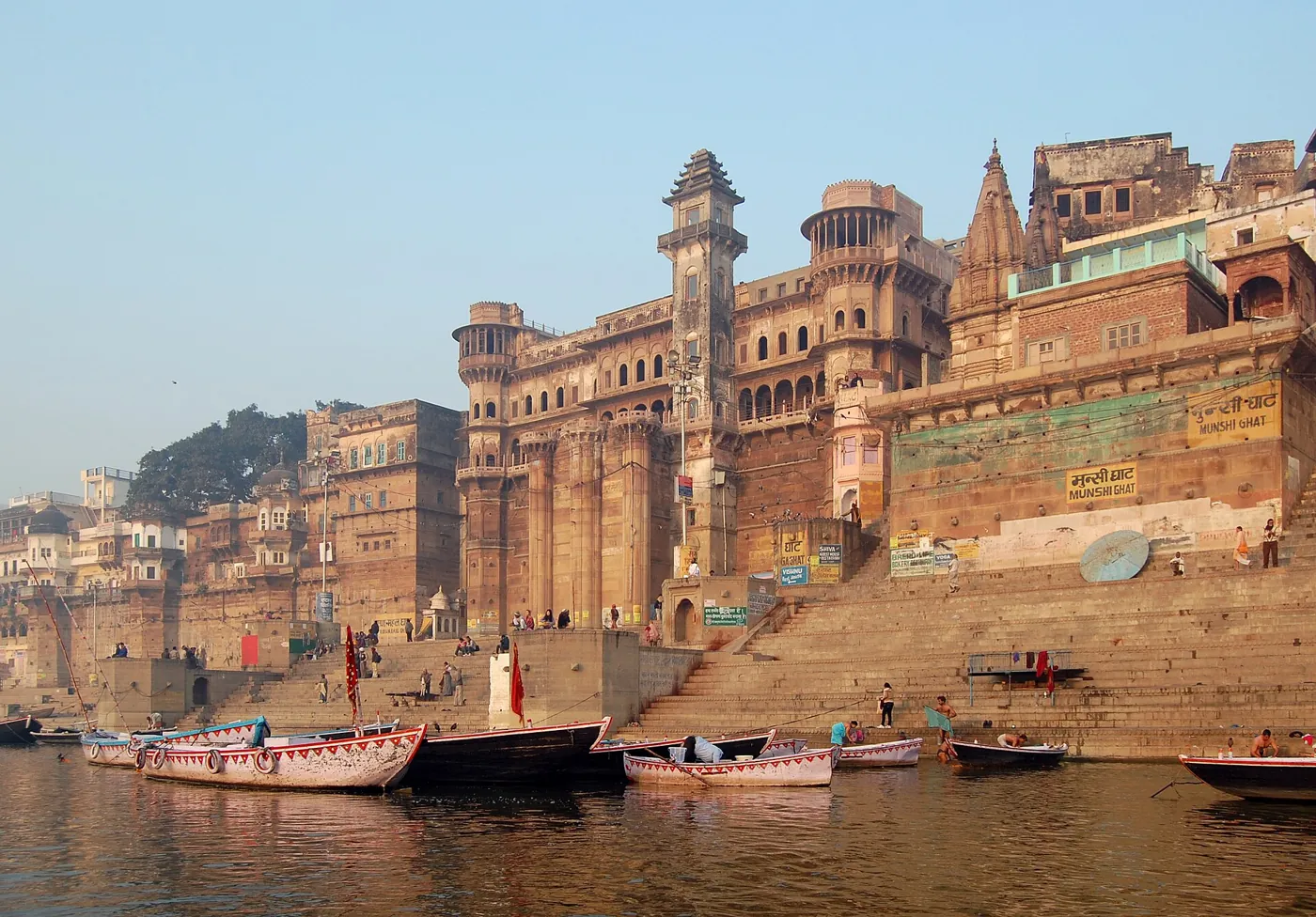 Ghats of Varanasi along the Ganga