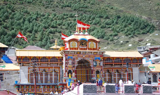Badrinath Temple in the Garhwal Himalaya