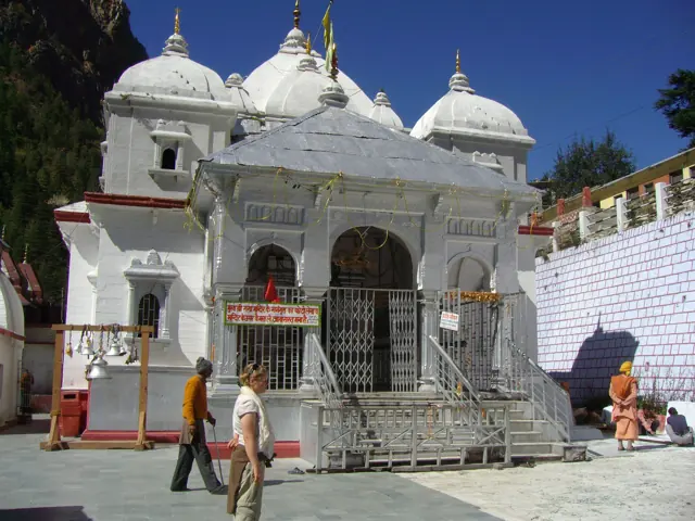 Gangotri Temple in the Bhagirathi valley