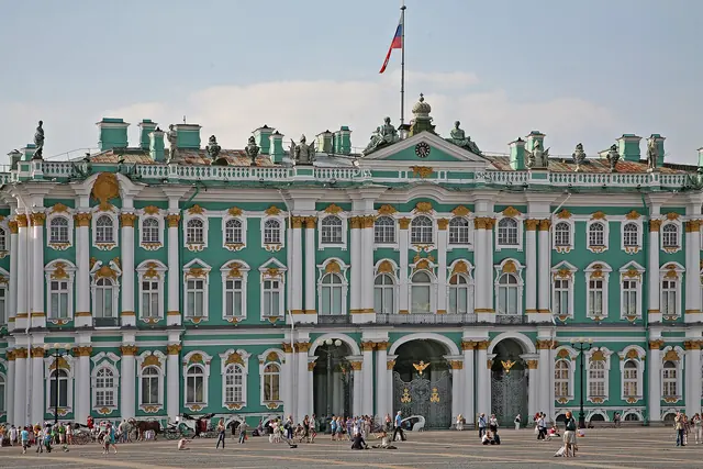 The Winter Palace of the Hermitage Museum in St Petersburg