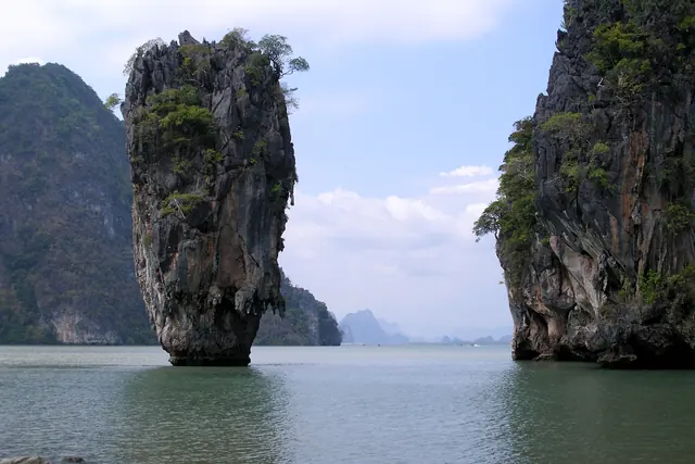 Koh Tapu rock pillar in Phang Nga Bay