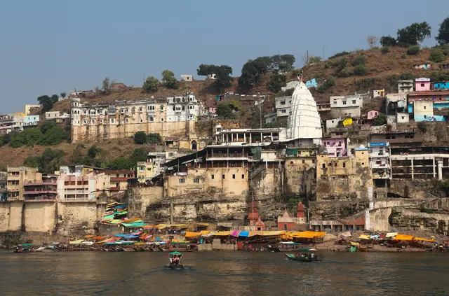 Omkareshwar Temple on the Narmada